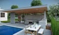 do backyard landscape rendering, outdoor landscape design 3d garden patio