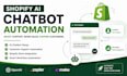 setup shopify ai chatbot automation using openai, zapier, make and shopify