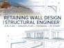 retaining wall, site plan, deck, slab, structural design drainage plan, grading