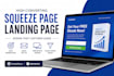 design, redesign responsive divi builder squeeze page website, landing page