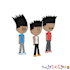 draw custom minimalist cartoon characters and webcomic art