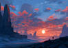 create  sci fi concept scene