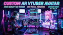 design custom 3d ar vtuber filter for snap camera and streaming