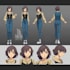 create anime character sheet design