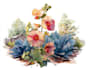 create a botanical illustration in the traditional  technique