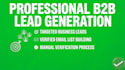 b2b lead generation, business leads, email list building