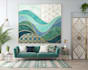 design premium abstract art for interior decoration