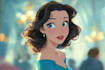 do disney cartoon portrait