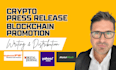 do SEO ranking crypto press release writing, crypto press release distribution