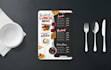 do restaurant menu, TV menu, digital menu flyer, brochure