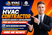 build wordpress hvac contractor website for air conditioning with booking system