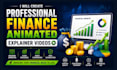 create professional finance animated explainer videos