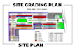 do site grading using autocad, site plan, drainage plan, drainage plan, utility