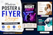 design professional canva presentations and posters