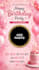 pink birthday invitation poster