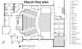 create accurate church floor plan design with 2d and 3d layout design