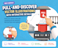 pull tab interactive kids book illustrations