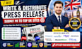write and distribute press release submit pr to top uk sites