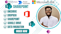 do dropbox migration to google drive, onedrive, sharepoint, office 365