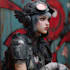 create cyberpunk character art