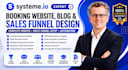 do systeme io booking website systeme io blog systeme io website funnel design