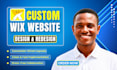 design custom wix website, redesign wix website or fix issues