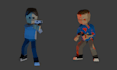 create custom low poly 3d models, characters, and environments