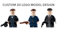 do 3d lego model design 3d printing toy model 3d lego set minifigure lego bricks