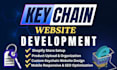 create a modern keychain ecommerce website