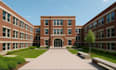 visualize 3d residential townhouse do master urban planning render site layout