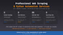 python web scraping and automation services