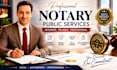 provide professional notary public and remote online notarization services
