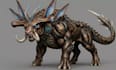 remake 3d mythical hybrid creature,beast avatar,asset,cinematic render,glb,vrm