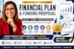 write financial plan startup grants investor proposal