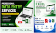 do data entry , excel work , PDF to ecel