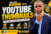 design high CTR youtube thumbnails