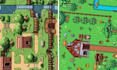 design isometric 2d game map tileset rpg pixel map tilemap and game assets pack