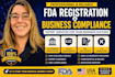 handle your US llc registration, dissolution, ein, and fda business registration