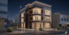 3d rendering photo night and day