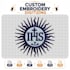fast turnaround embroidery digitizing emb, dst, digitize logo image