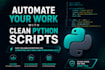 write custom python scripts
