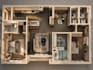 create realistic 3d floor plans, 2d floor plans, 3d rendering and walkthrough