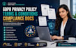 write gdpr privacy policy terms and compliance documents