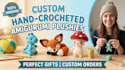 create a custom crochet amigurumi or handmade crochet pattern