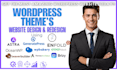 design redesign wordpress theme website using astra generatepress enfold oceanwp