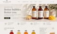 build squarespace kombucha website fermented drinks website subscription website