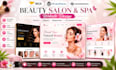 create wix beauty website cosmetic website salon website spa website design