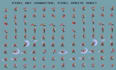 do pixel art character, pixel art background sprite sheet animation asset art