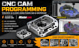 do cnc cam programming  toolpath and g code using fusion 360 for cnc machines