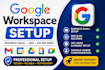setup google workspace, dns, mx, spf, dkim and dmarc records